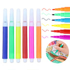 Mini Watercolor Marker Set for DIY Drawing & Canvas Painting