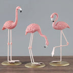 Pink Resin Flamingo Desktop Sculpture & Art Ornament