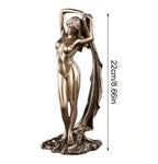 Resin Greek Goddess Statue Tabletop Art for Home & Garden Decor