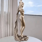 Resin Greek Goddess Statue Tabletop Art for Home & Garden Decor