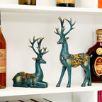 Modern Resin Deer Head Statue for Nordic Home Decor and Art Lovers